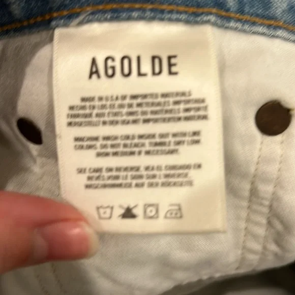 Agolde Blue Jeans - Picture 4 of 5